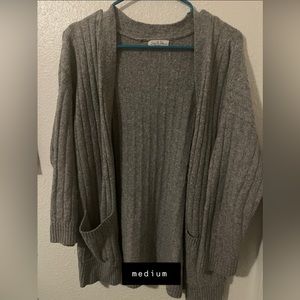 Medium grey cardigan